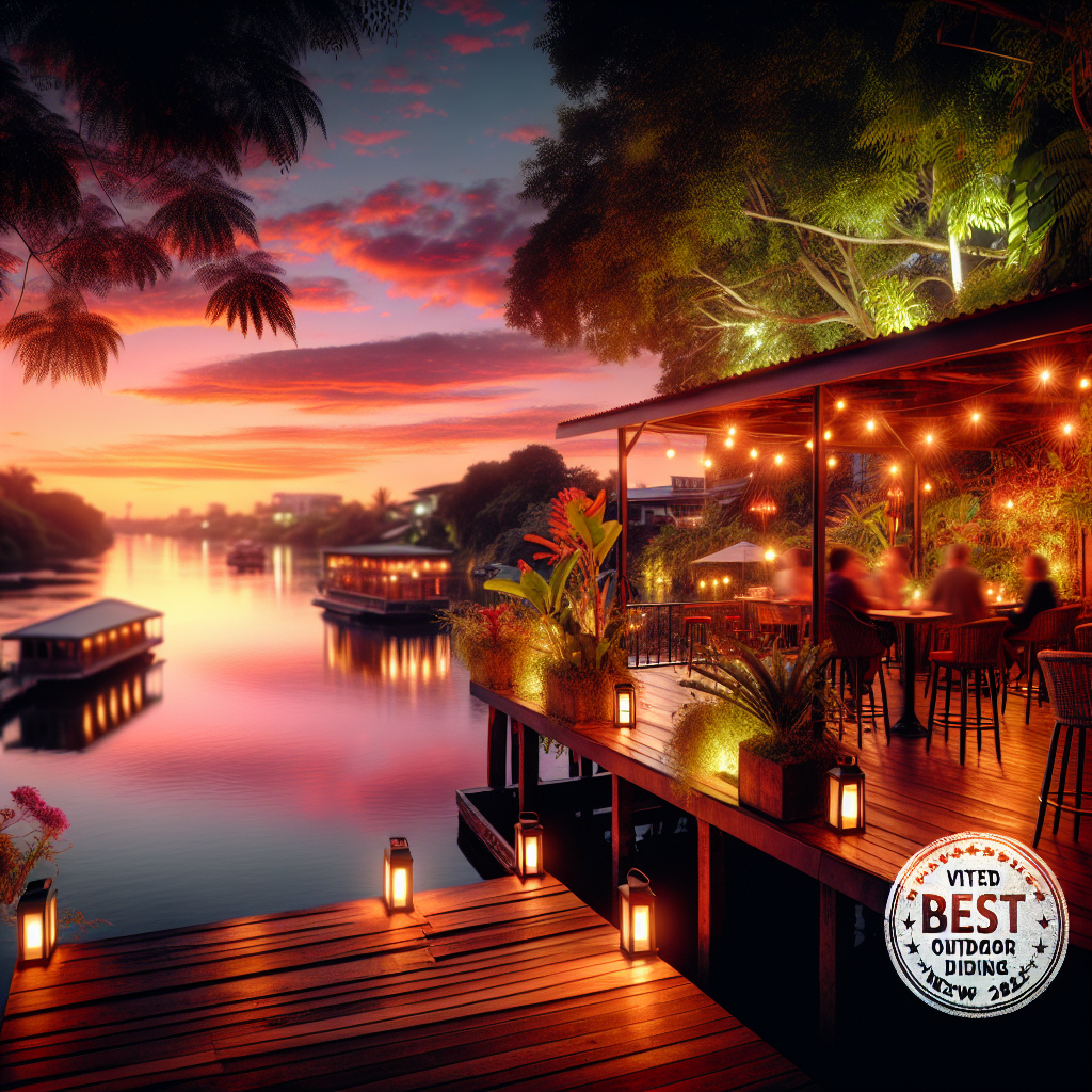 Behold the award-winning outdoor seating at The RiverGrille, where each moment by the river is an escape into tranquility or lively entertainment.