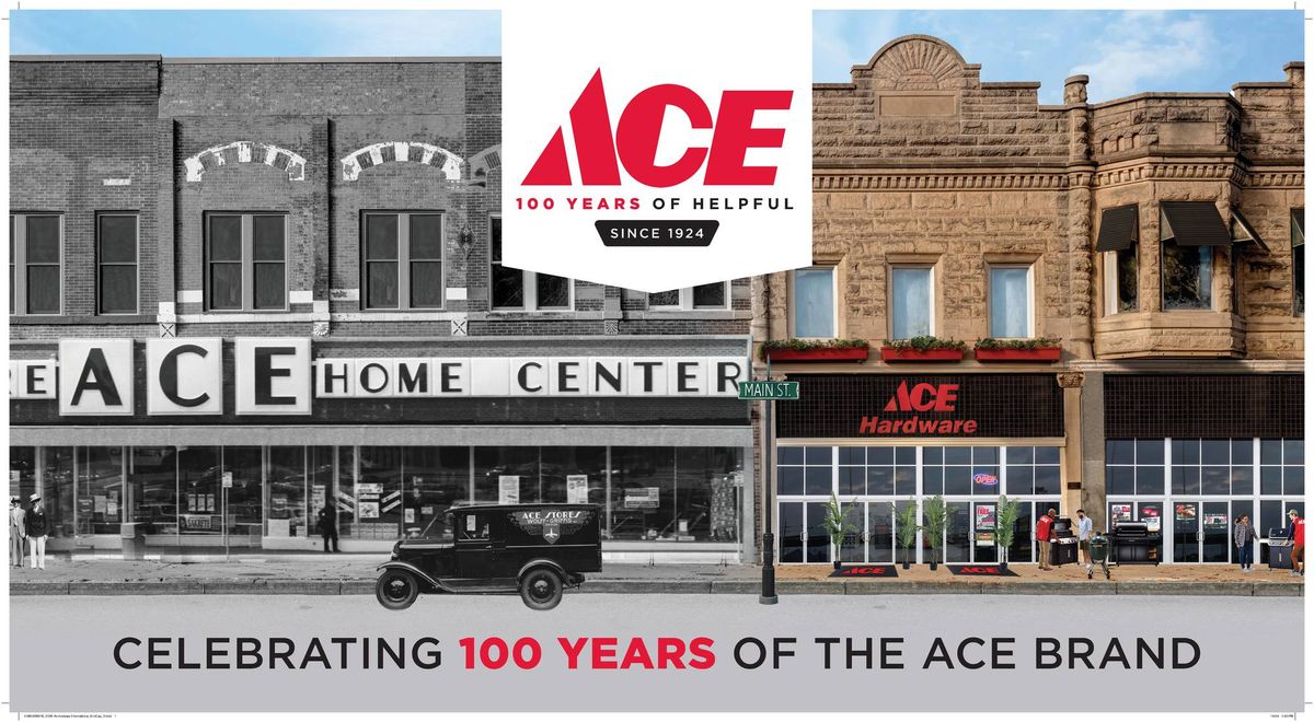 Experience the community and festive spirit at the BIGGEST BLOCK PARTY celebrating Ace Hardware's century of service.