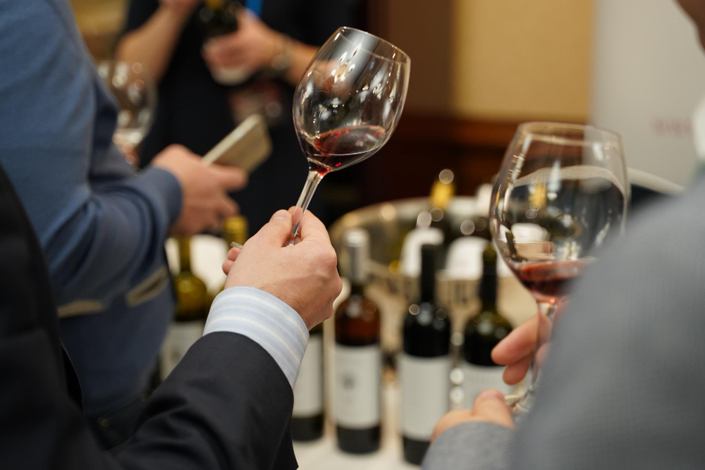 Experience the elegance of Domaine St Laurent wines at the exclusive tasting event.