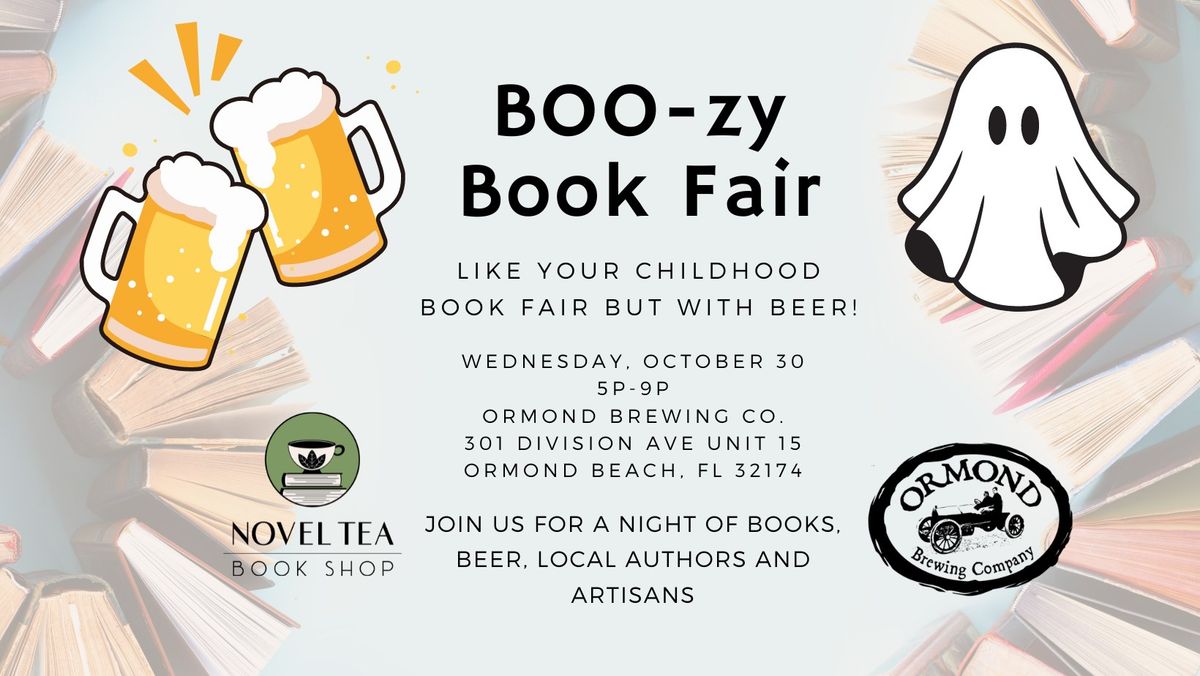 Celebrate Halloween with Books and Brews at the BOO-zy Book Fair!