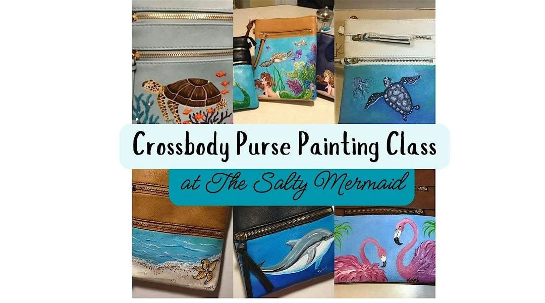 Paint Your Style: Crossbody Purse Painting Class in Ormond Beach