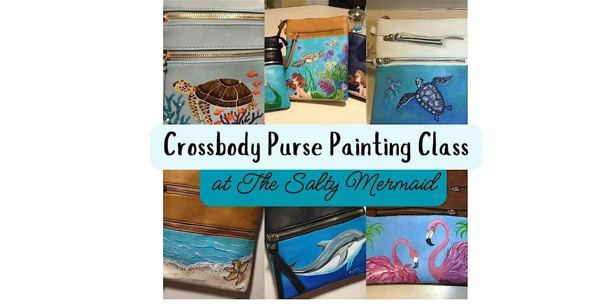 Paint Your Style: Crossbody Purse Painting Class in Ormond Beach